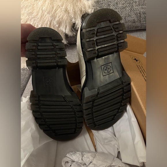 BNWT Dr. Martens Audrick 3 eye Shoes – Cobblestone Gray – Size 9 - Picture 4 of 15